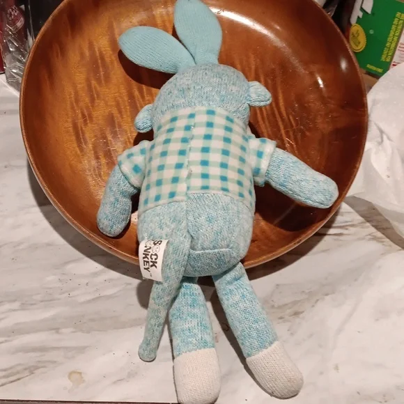 Sock monkey Rabbit - Picture 2 of 6